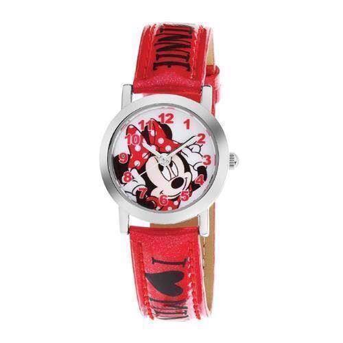 Image of Club Time Minnie Mouse rustfri stål Quartz Pige ur, model DP140-K269